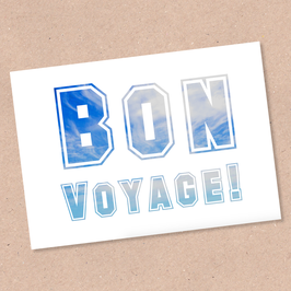 Postarte -Bon Voyage-