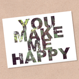 Postkarte -HAPPY-