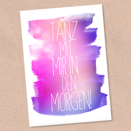 Postkarte -Tanz mit mir-