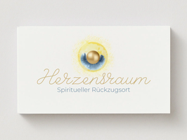 Herzensraum – Spirituelles Seelenlogo für dein Herzensbusiness