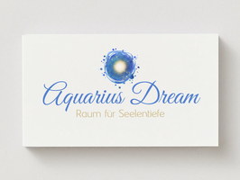 Aquarius – Spirituelles Seelenlogo für dein Herzensbusiness