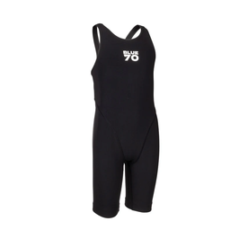 Traje de competencia para infantiles Nero Stich Kneeskin Negro