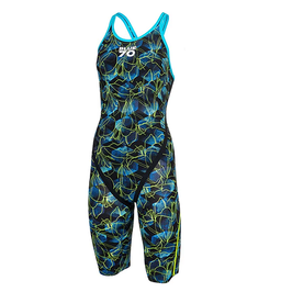 Traje de baño de competencia Nero Tx2 Kneeskin Azul