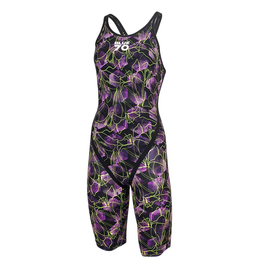 Traje de baño de competencia Nero Tx2 Kneeskin Violeta