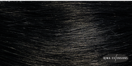 Schnitthaar Flachbonding Extensions E1.0 schwarz