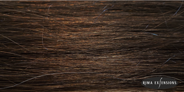 Schnitthaar Flachbonding Extensions E4.0 schokobraun