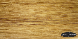 Schnitthaar Flachbonding Extensions E8.3 goldblond