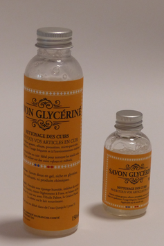 SAVON glysérine pour cuir 250ml + 50ml