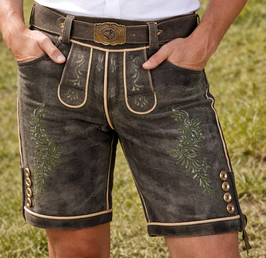 Original Trachtenhans sämische Damhirschlederhose
