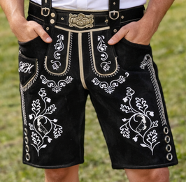 Original Trachtenhans sämische Damhirschlederhose