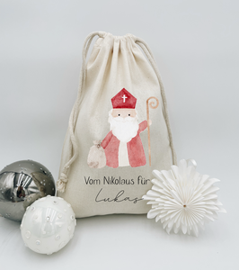 Nikolaussackerl aus BIO-Baumwolle -Nikolaus neu-