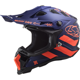 MX700 CARGO MATT BLUE FLUO ORANGE