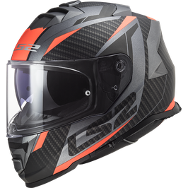 FF800 STORM RACER MATT TITANIUM FLUO ORANGE