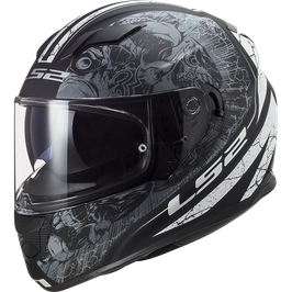 LS2 FF320 THRONE Matt Black Titanium