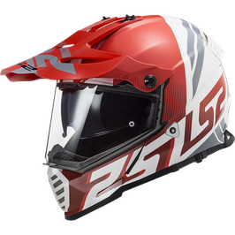 LS2 MX436 EVOLVE RED WHITE