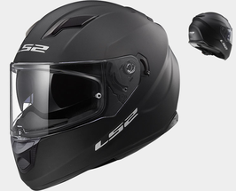 LS2 FF320 SOLID MATT BLACK