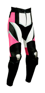 GM 150 PANTALON DE CUERO FUCSIA