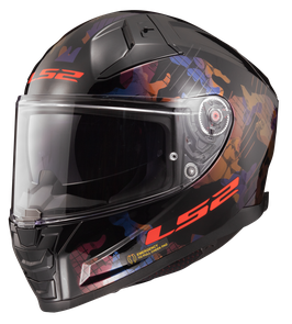 LS2 FF811 KAMO BLACK BLUE TITANIUM