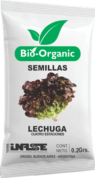 Semillas de Lechuga 4 Estaciones X 0,2 GRS