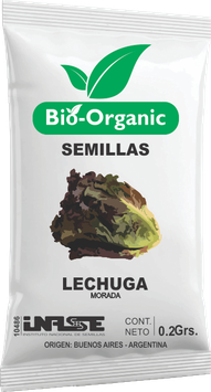 Semillas de Lechuga Morada X 0,2 GRS