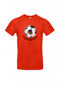 Fussball-Shirt Ball rot