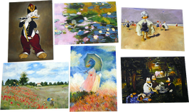 Postkartenset mit 6 Karten / Set #25