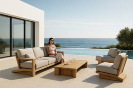 CONJUNTO DE SOFÁS Y SILLONES MARINA