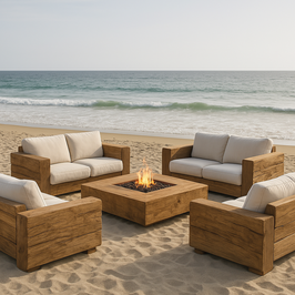 CONJUNTO DE SOFÁS Y SILLONES ARENA