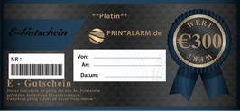 Platin Gutschein 300