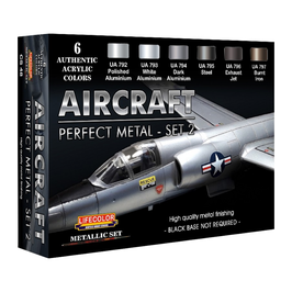 Acrylfarbenset - Aircraft Perfect Metal Set 2