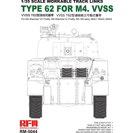 Type 62 for M4. VVSS Workable Track Links