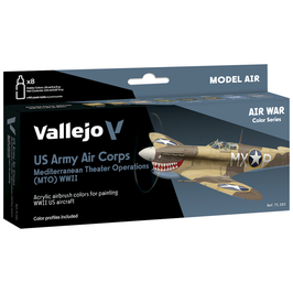 Acrylic Colors Set - US Army Air Corps (MTO) WWII