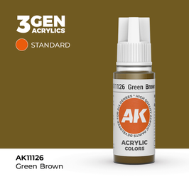3GEN Acrylic - Green Brown
