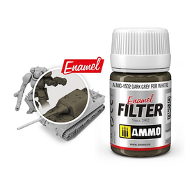 Enamel Filter - Dark Grey for White