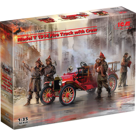 Model T 1914 Fire Truck with Crew