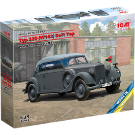 Typ 320 (W142) Soft Top WWII German Staff Car