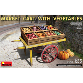 Market Cart with Vegetables