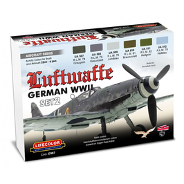 Acrylic Colors Set - German WWII Luftwaffe Set 2