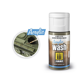 Acrylic Wash - Dark Brown Wash 15 ml