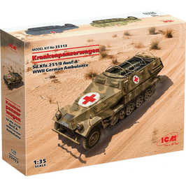 Krankenpanzerwagen Sd.Kfz.251/8 Ausf.A WWII German Ambulance