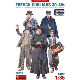 French Civilians 30-40s (Resin Heads)