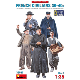 French Civilians 30-40s (Resin Heads)