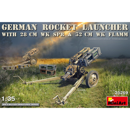 German Rocket Launcher with 28 cm WK Spr & 32 cm WK Flamm