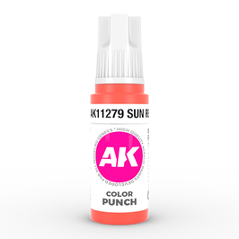 3GEN Acrylic - Sun Red Color Punch