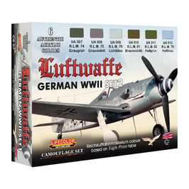 Acrylfarbenset - German WWII Luftwaffe Set 2