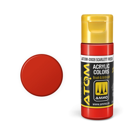 ATOM Acrylic Color - Scarlet Red