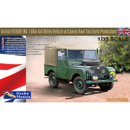 British FV18001 Mk.1 80in 4x4 Utility Vehicle w/Canvas Roof Top (Early Production)