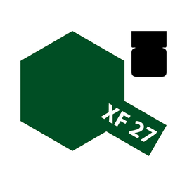 Acrylic Paint - Black Green Matt (XF-27)