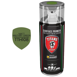 Military Green Matt Primer Spray