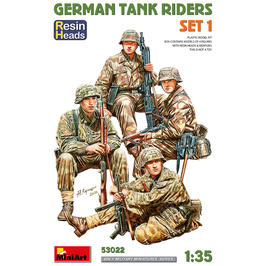 German Tank Riders Set 1 (Resin Heads)